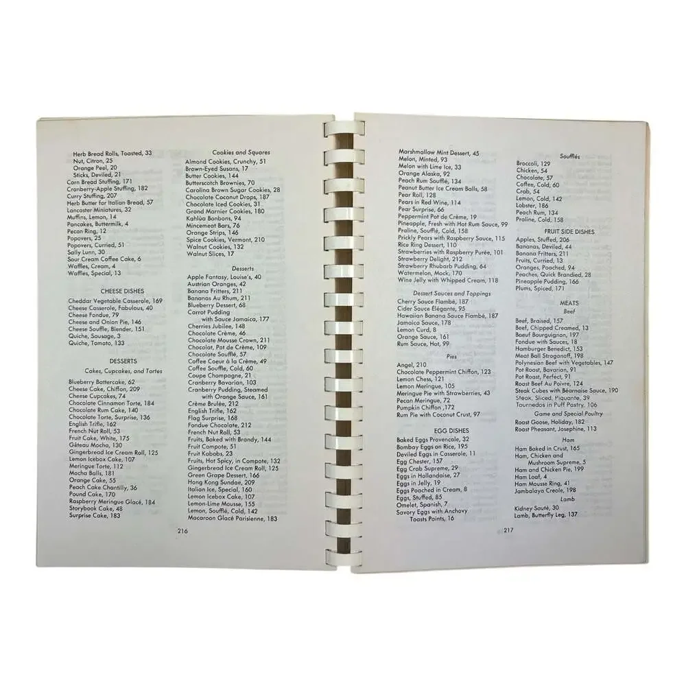 VTG Entirely Entertaining Cookbook Junior League Montclair NJ 1976 Spiral Recipe